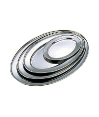 Stainless Steel Oval Meat Flat